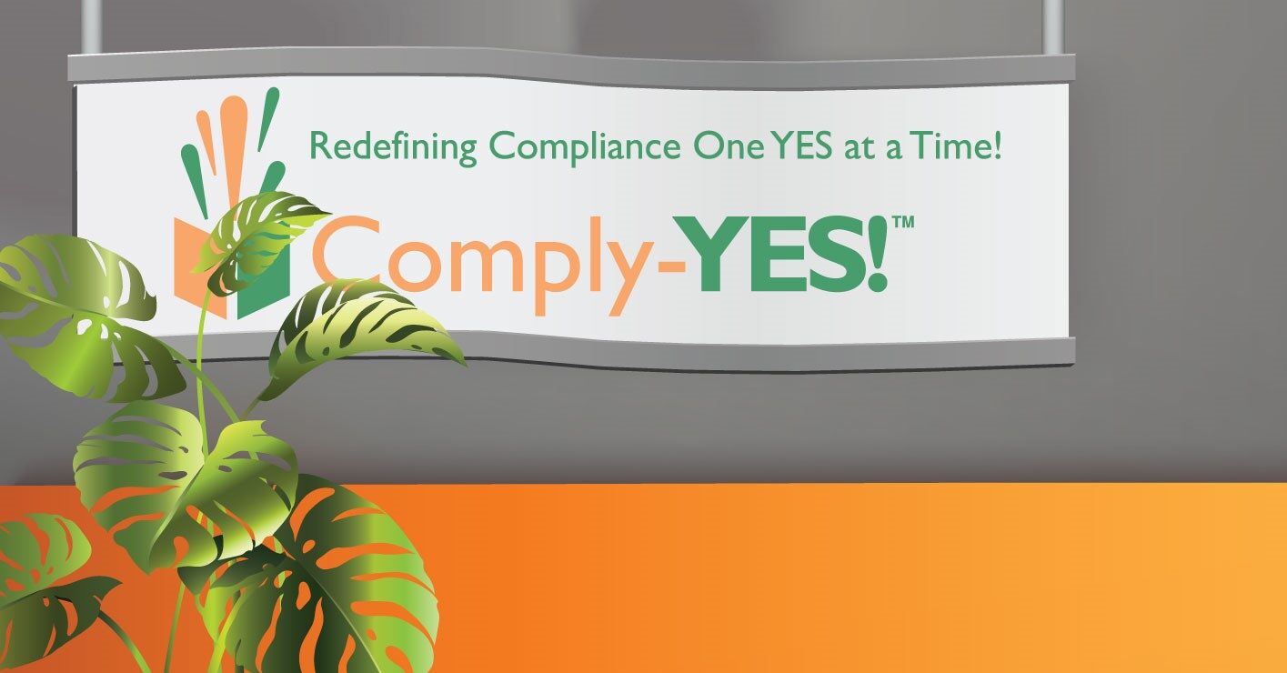 comply-yes booth banner image